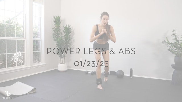 Power Legs & Abs 01/23/23