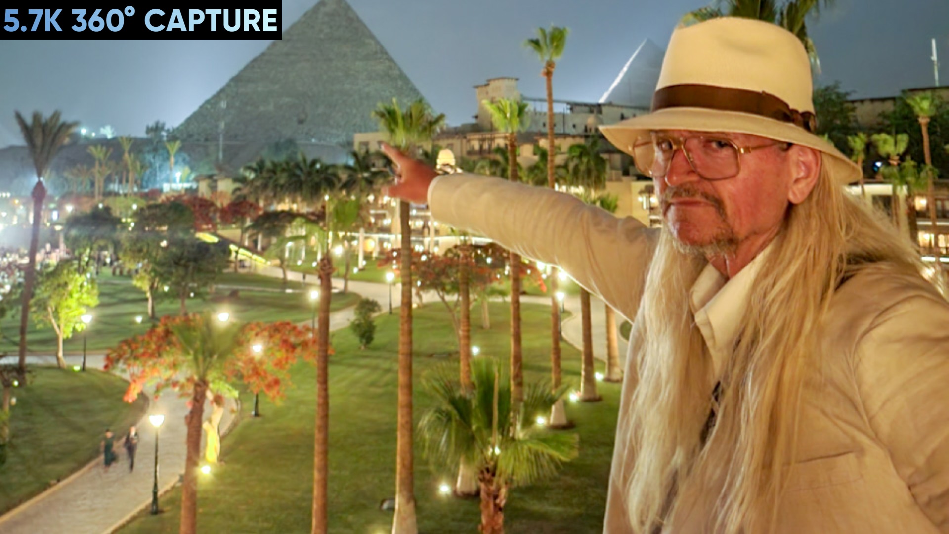 6K360: 360 Walk Lake Nasser, U-turn 180 to see two Abu Simbel temples