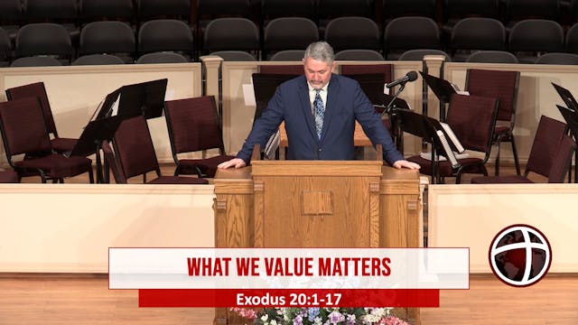 At Calvary "What We Value Matters"