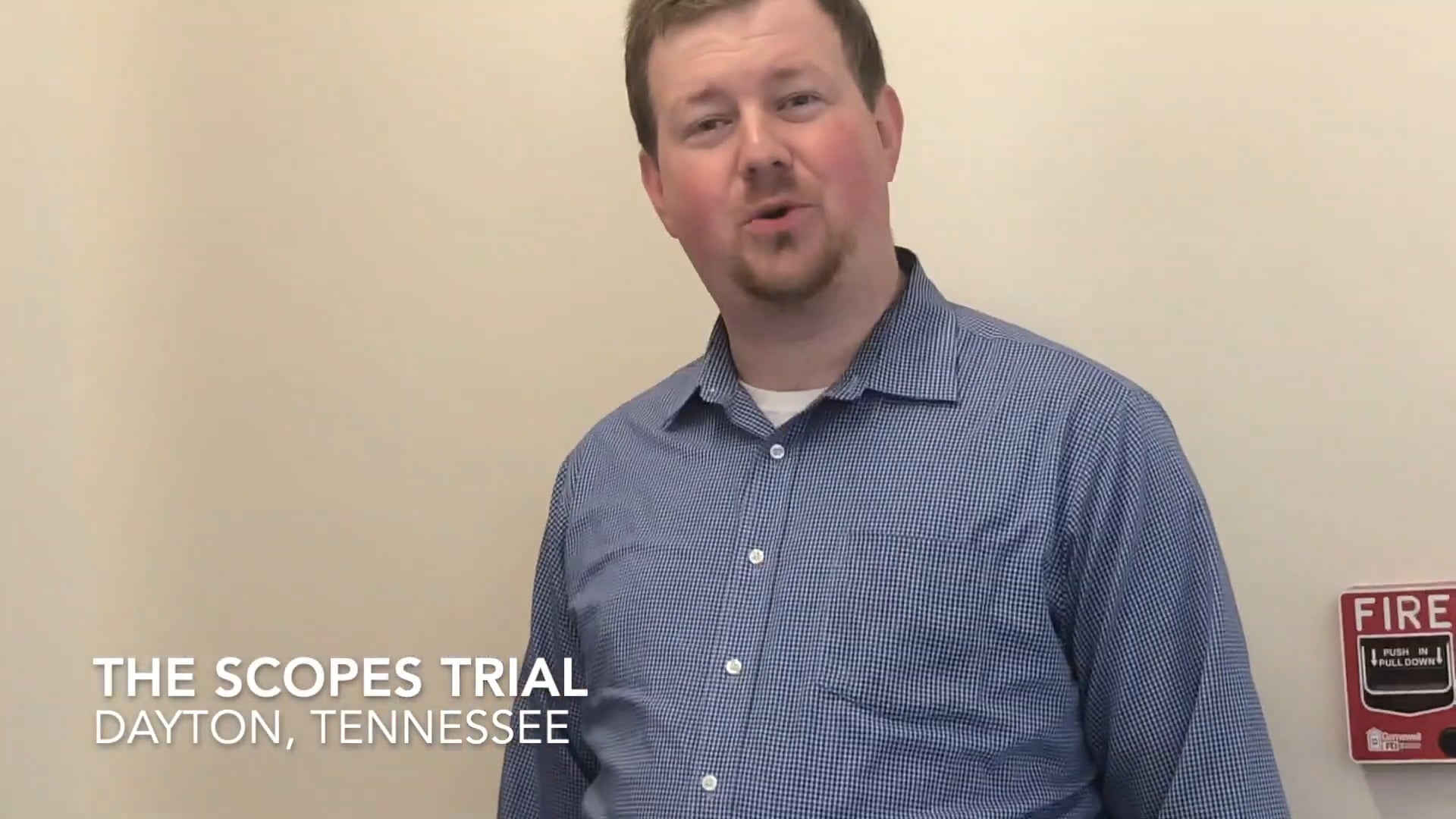 Historic Scopes Trial Courtroom