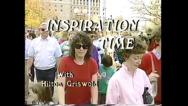 Inspiration Time with Hilton Griswold...