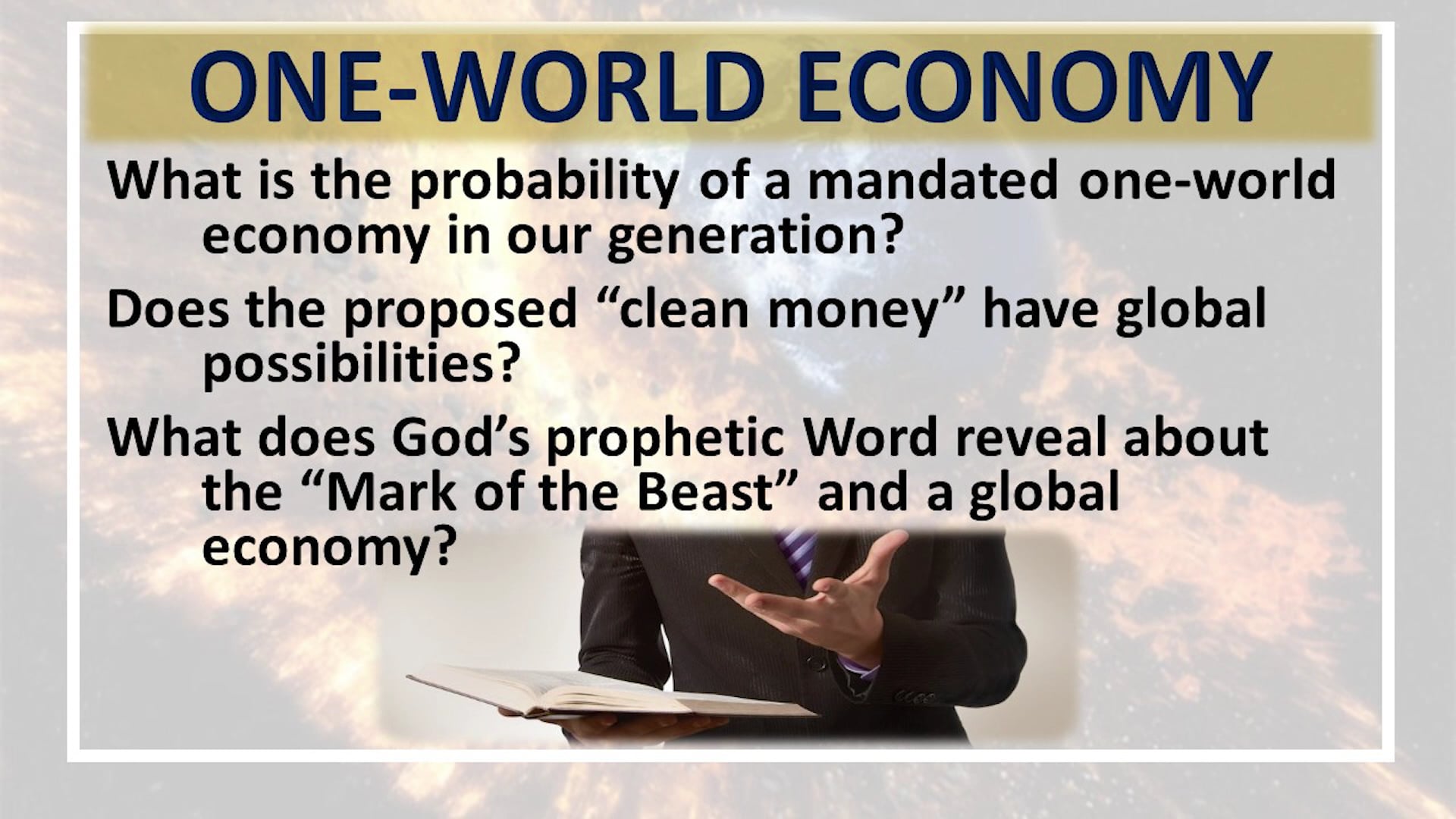 The Mark Of The Beast And The One-World Economy