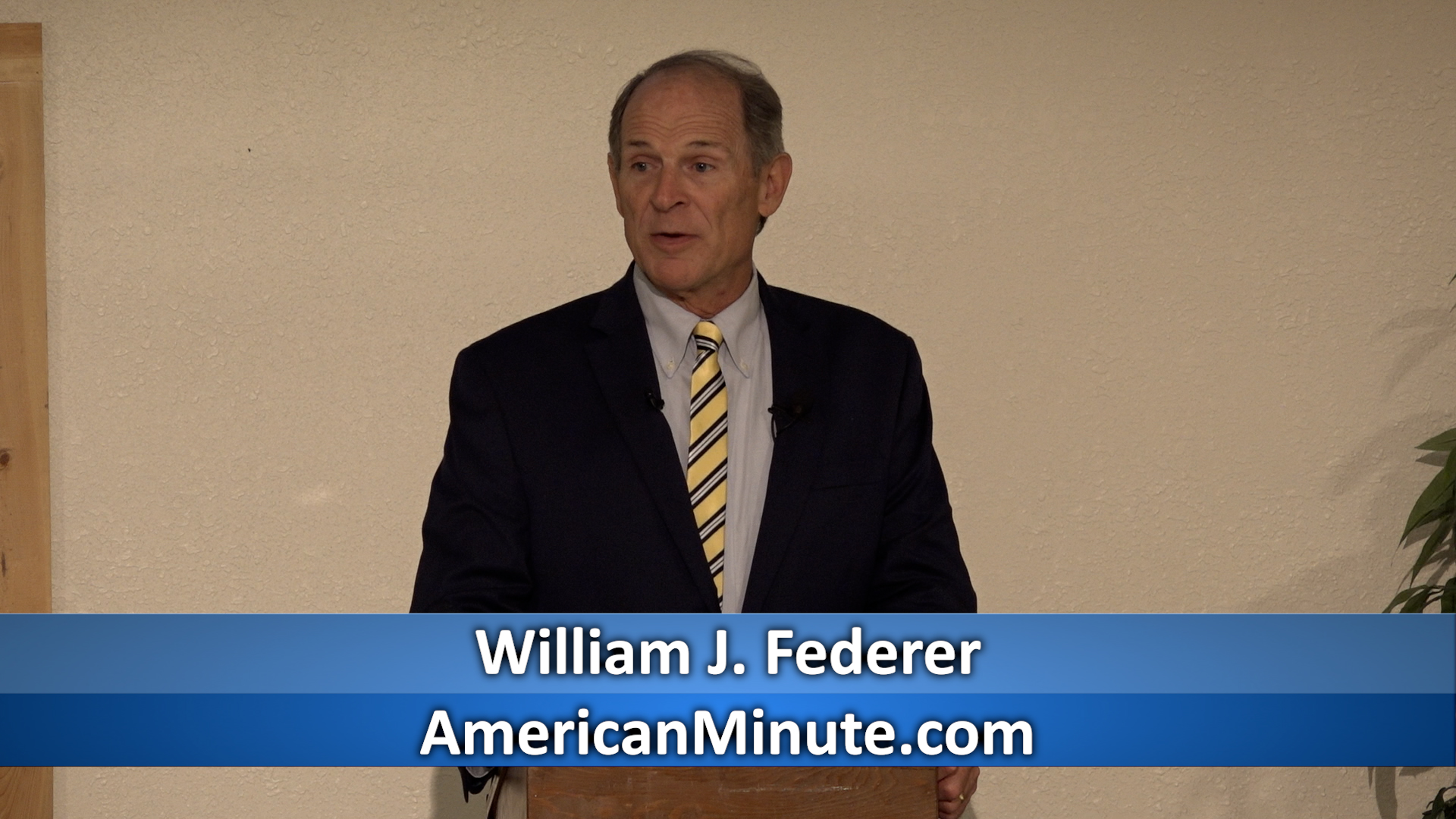 William J. Federer Rally "Silence Equals Consent" (2023)