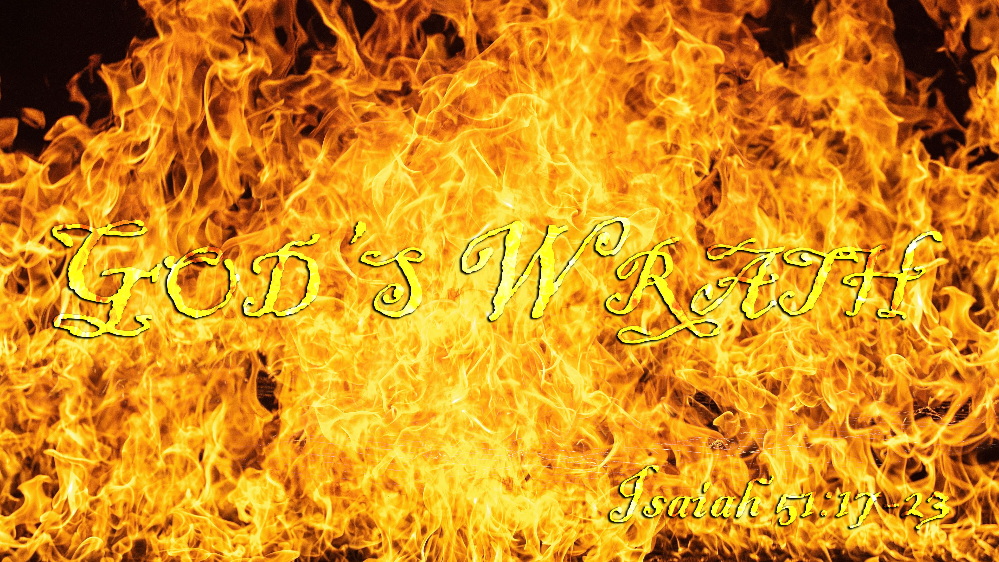 At Calvary "God's Wrath"