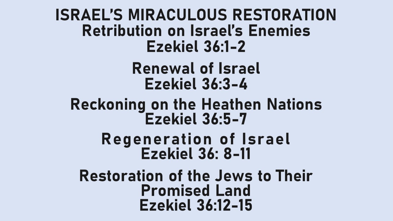 Israel’s Miraculous Resurgence - Part 5