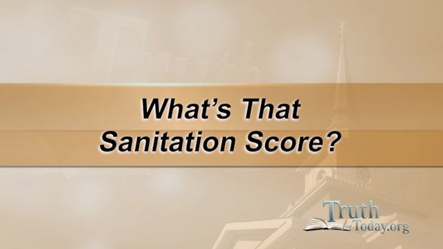 What's That Sanitation Score?