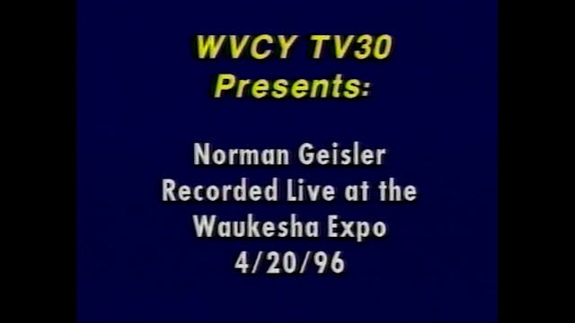 Dr. Norman L. Geisler Rally "Cults: T...
