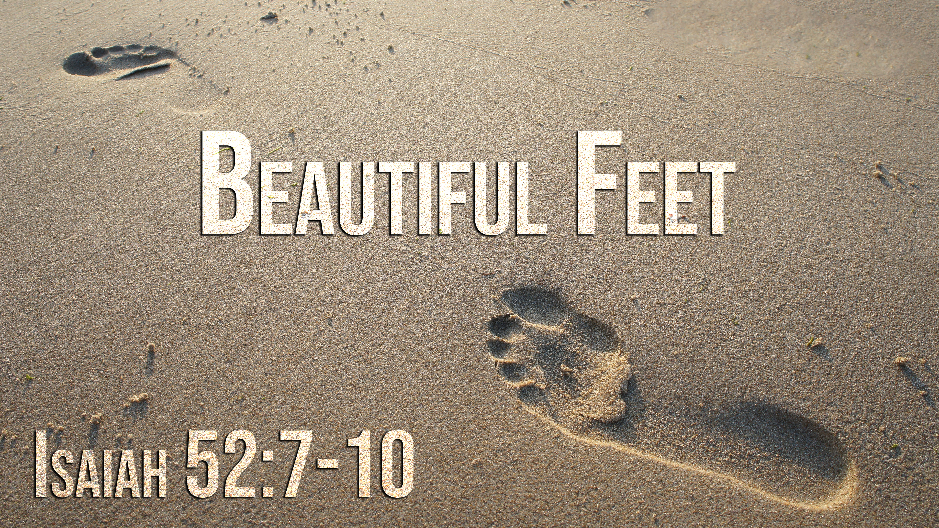 At Calvary "Beautiful Feet"
