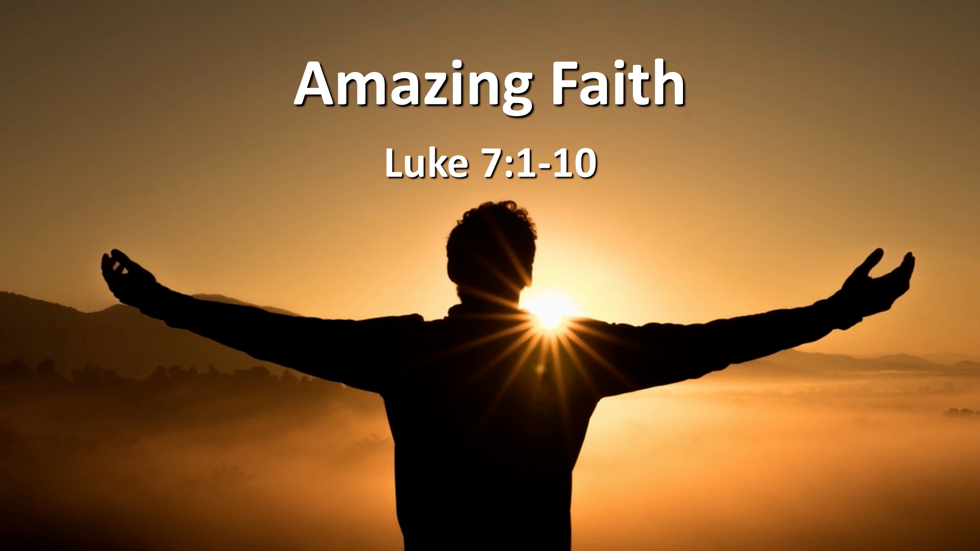 At Calvary "Amazing Faith"