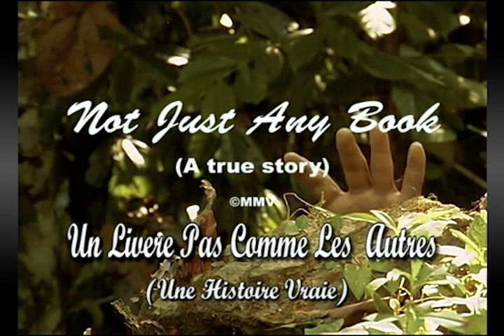 Un Livere Pas Comme Les Autres (Not Just Any Book)- Harvest Productions (French)