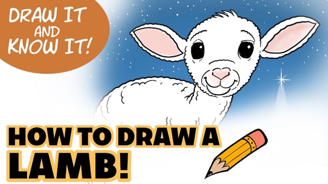 Draw It And Know It - Art Lesson Edition - How To Draw A Lamb