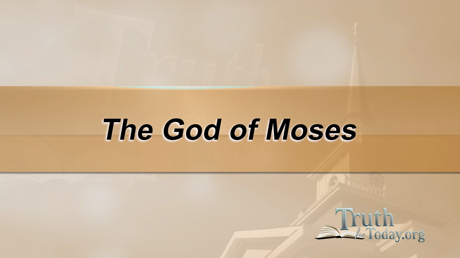 The God Of Moses