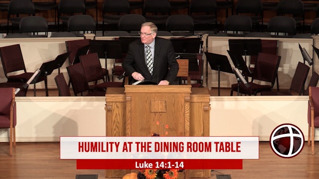 At Calvary "Humility At The Dining Room Table"