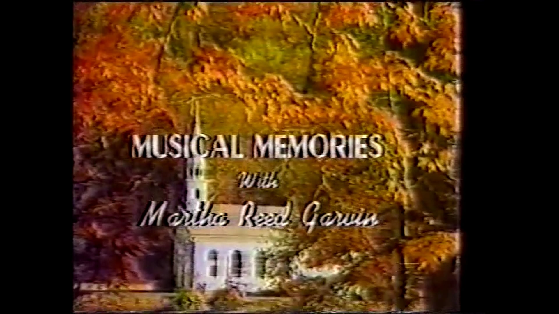Requests: Wonderful Words - Musical Memories with Martha Reed Garvin