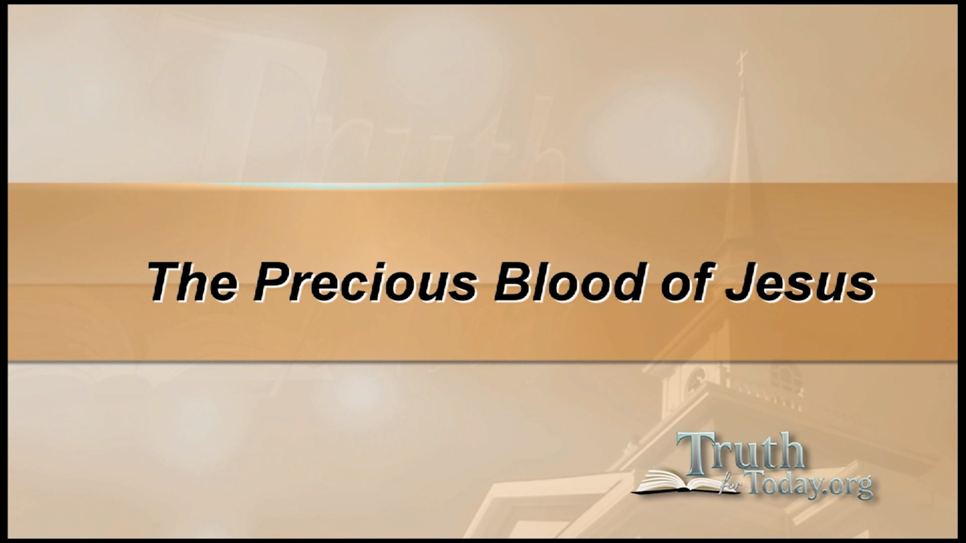 The Precious Blood Of Jesus