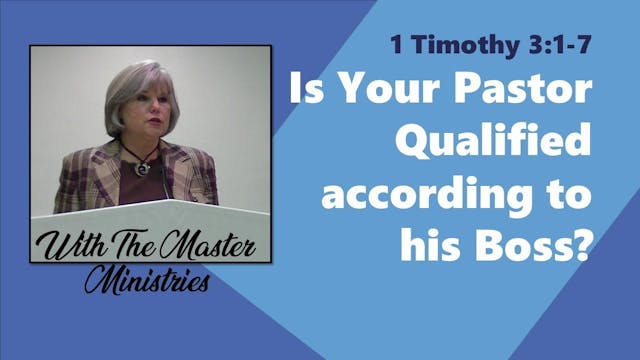 Is Your Pastor Qualified?