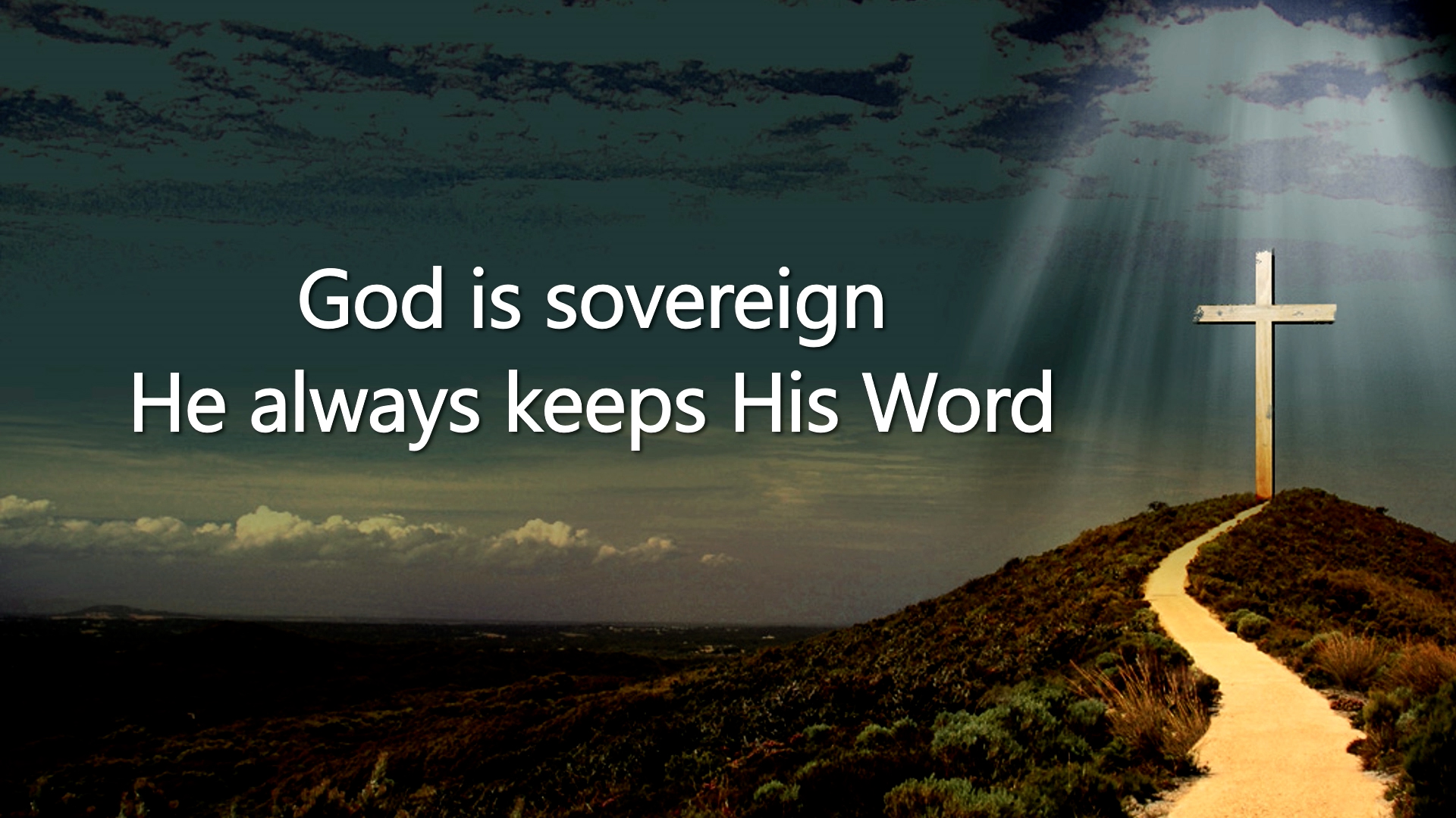 At Calvary "God Is Consistent"