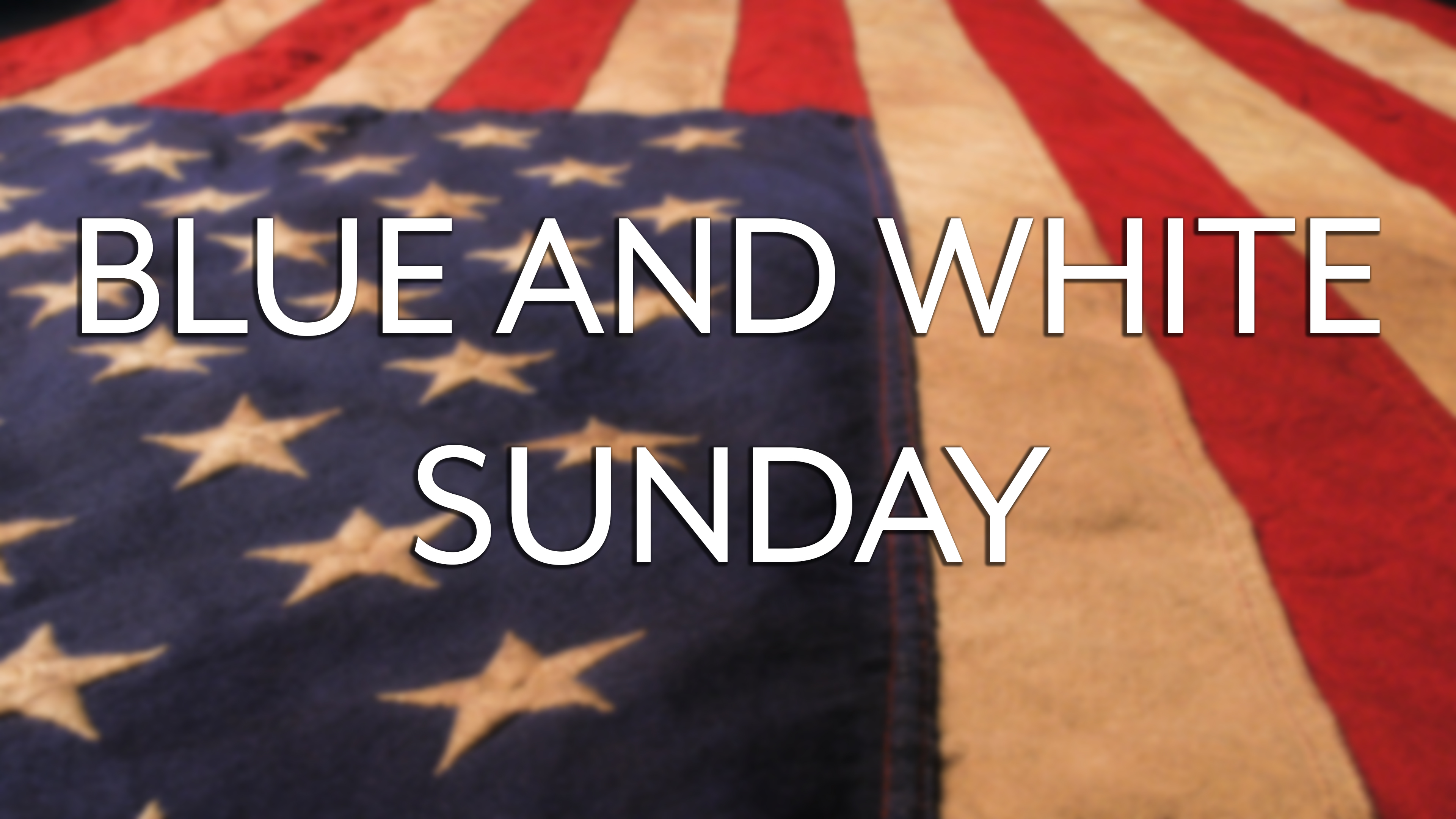 At Calvary "The Strong Family" and Blue And White Sunday