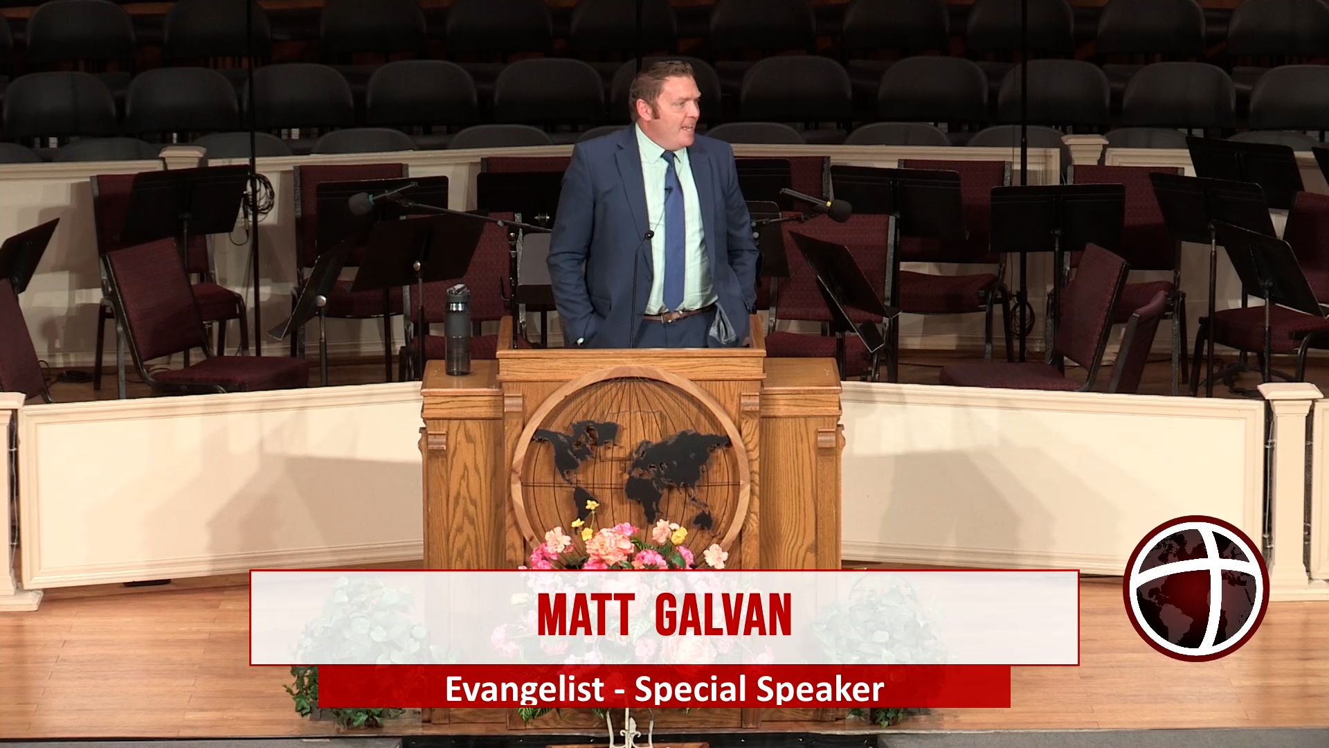 At Calvary with Evangelist Matt Galvan