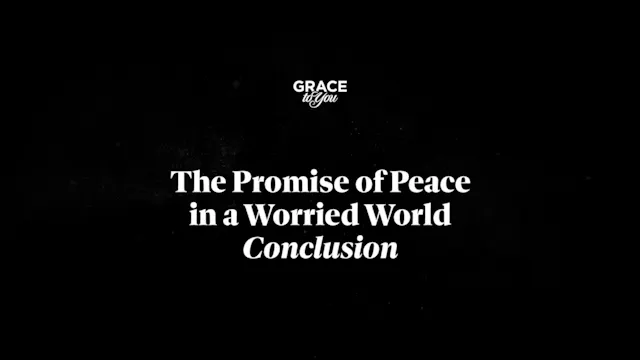 The Promise Of Peace In A Worried Wor...