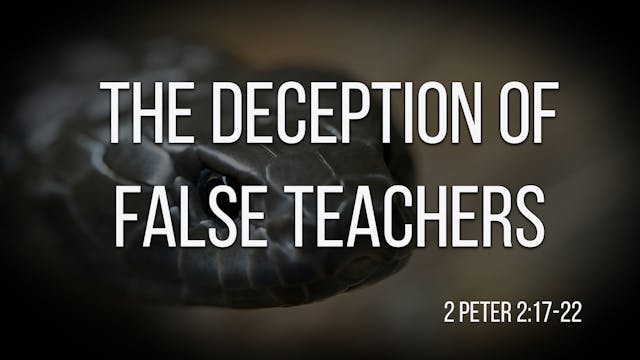 At Calvary "The Deception Of False Te...