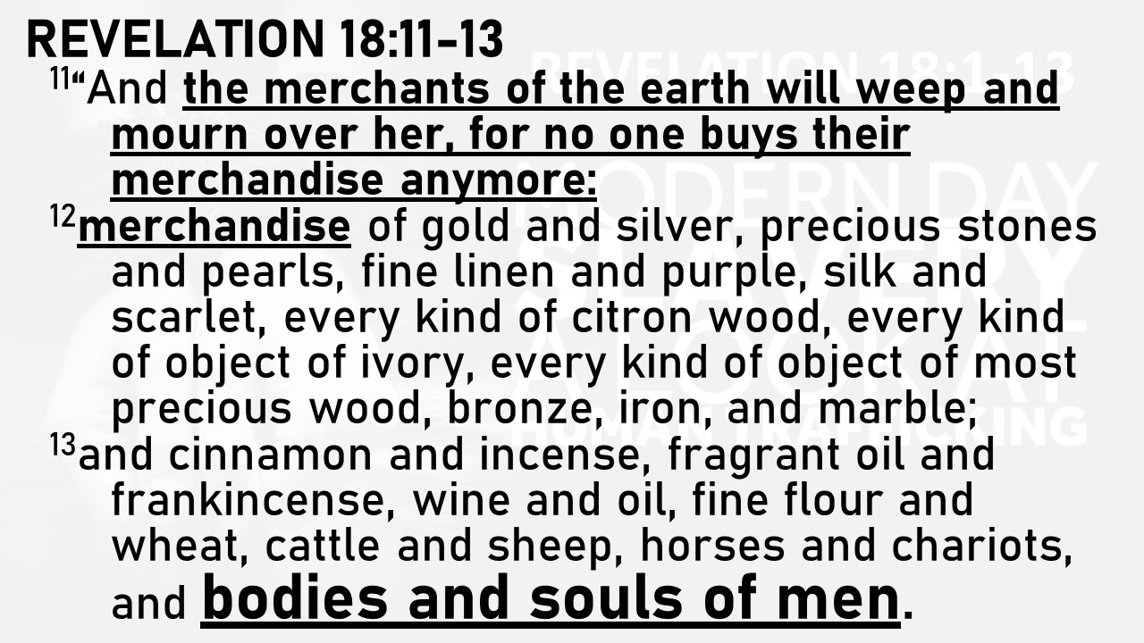 Modern Day Slavery - Part 3