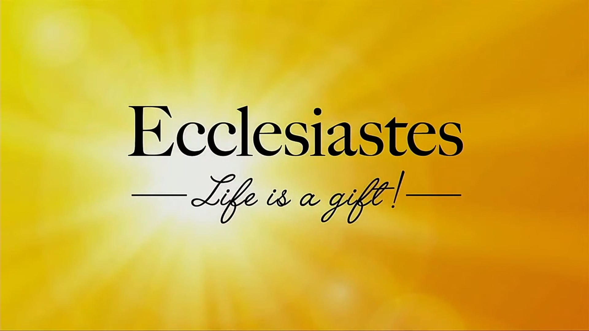 Lesson 04 - The Search for Satisfaction   (Ecclesiastes 1:12-2:26)