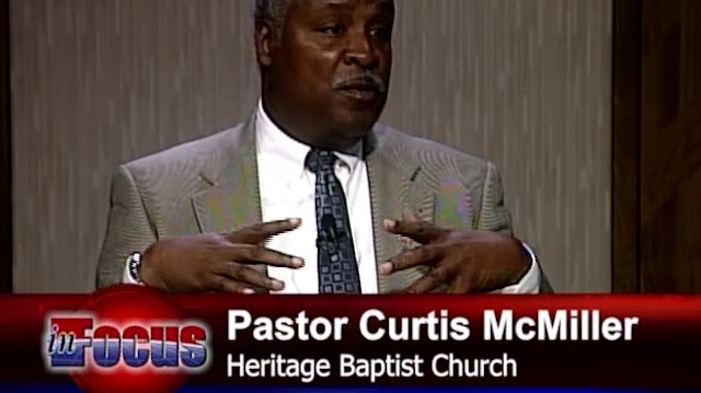 Pastor Curtis McMiller "How To Stop The Violence"