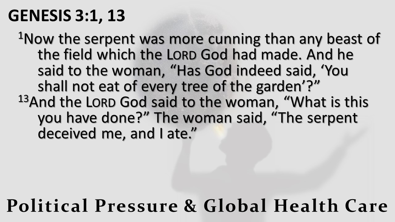 Political Pressure And Global Health Care