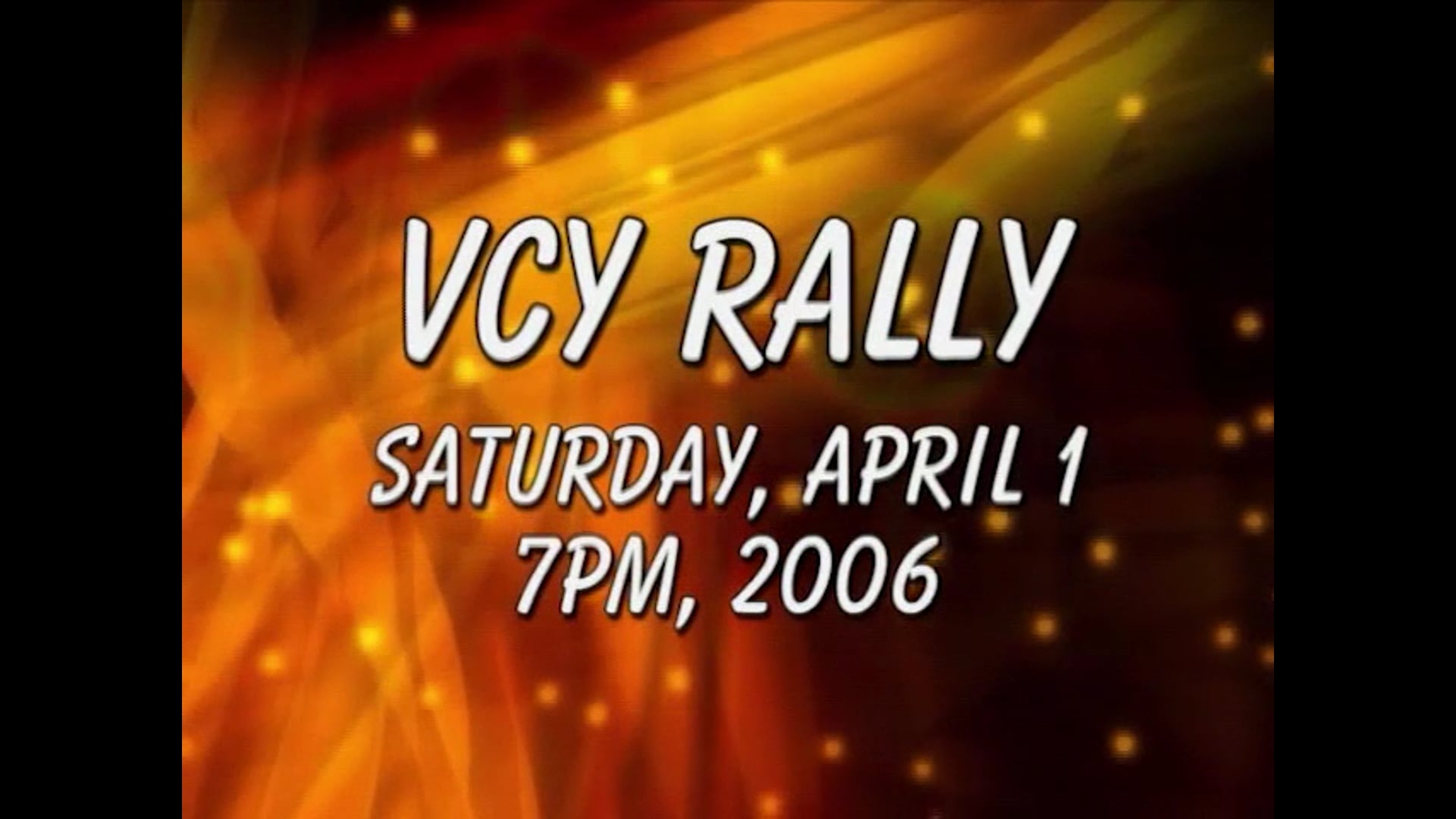 Uncle Charlie Rally "Children's Bible Hour" (2006)