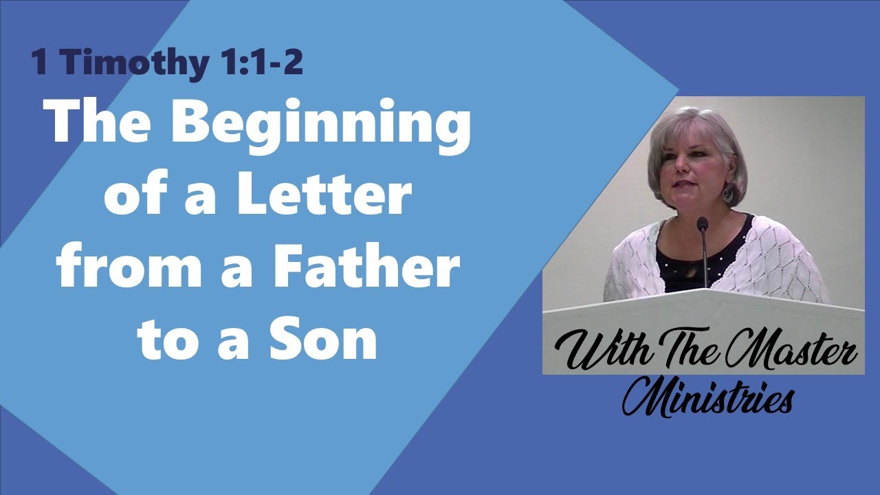 The Beginning Of A Letter Of A Father To A Son