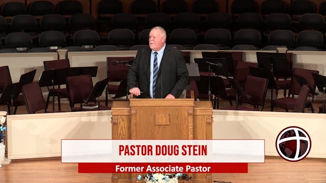 At Calvary with Pastor Doug Stein