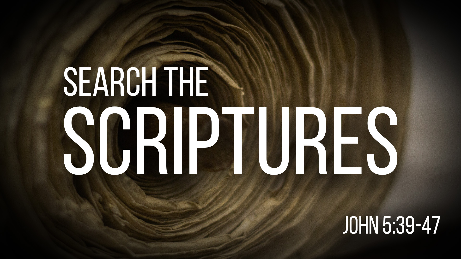 At Calvary "Search The Scriptures"
