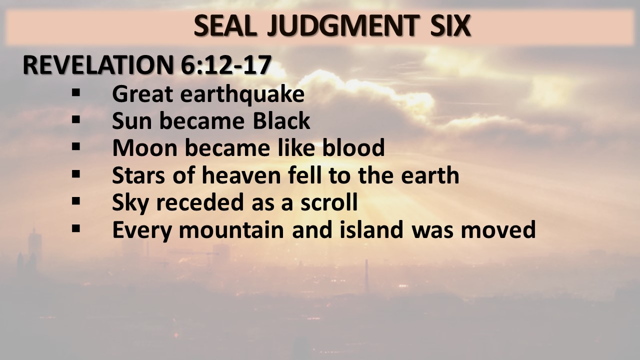 Seal 6: Catastrophic Changes To The Land