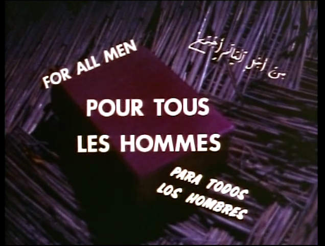 Pour Tous Les Hommes (For All Men) - Harvest Productions (French)
