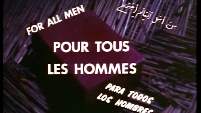 Pour Tous Les Hommes (For All Men) - Harvest Productions (French)