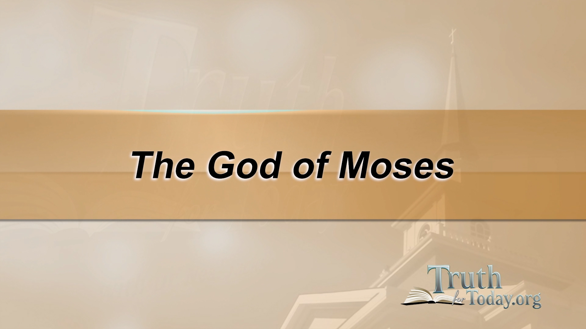 The God Of Moses