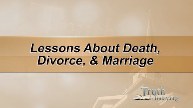 Lessons About Death, Divorce And Marr...
