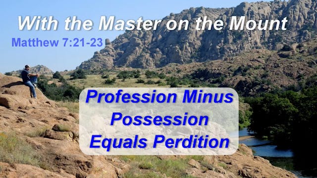 Profession Minus (-) Possession Equal...