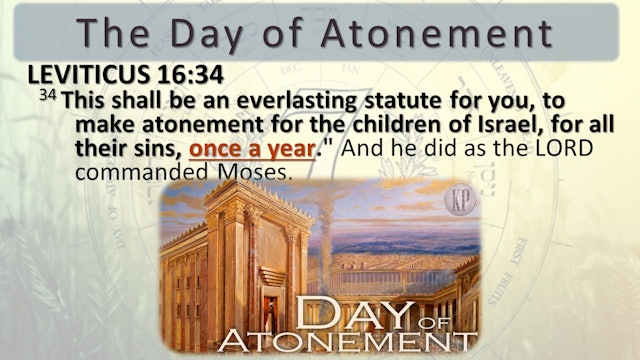 The Seven Jewish Feasts: Day Of Atonement