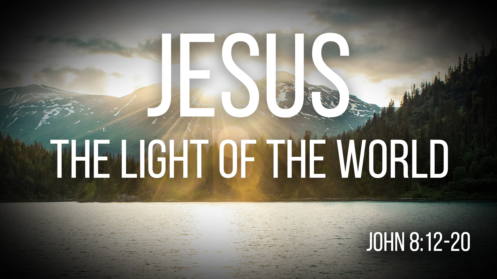 At Calvary "Jesus: The Light Of The World"