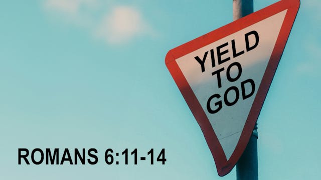 At Calvary "Yield To God"