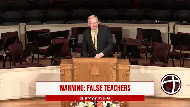 At Calvary "Warning: False Teachers"