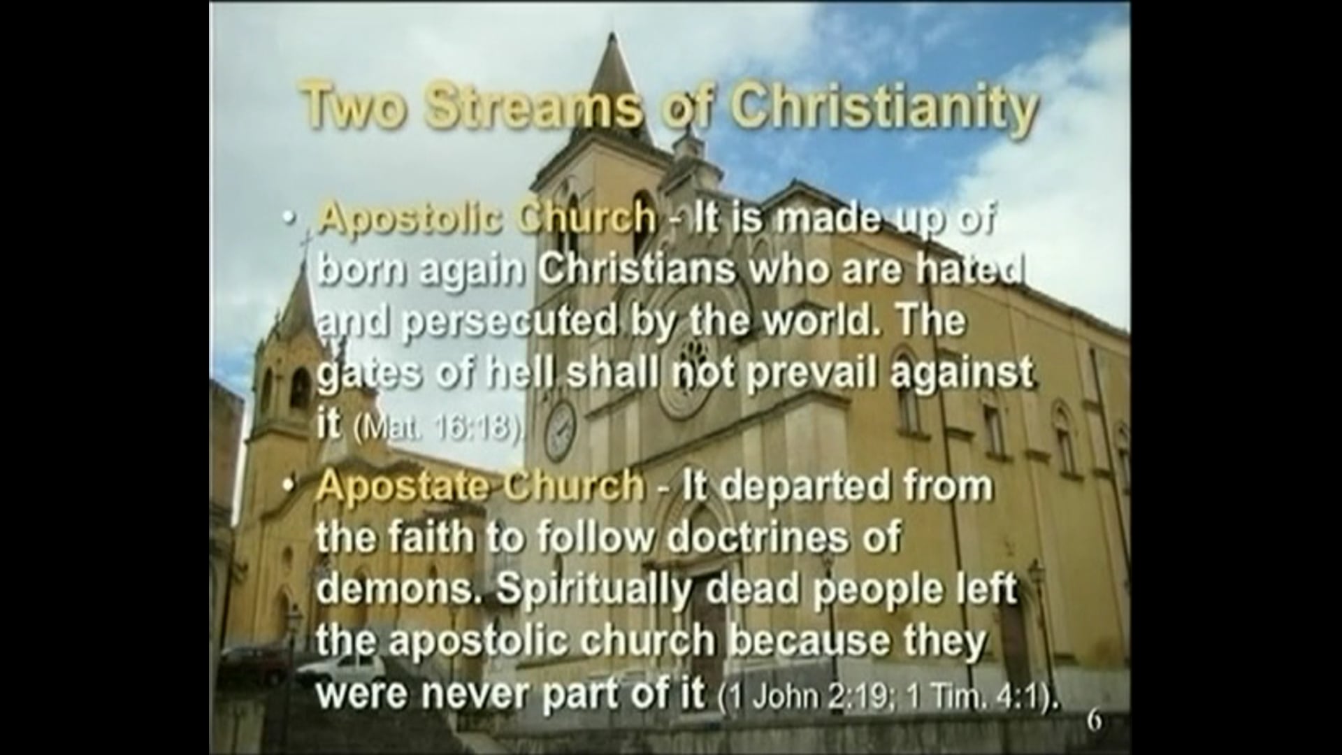 Catholicism's Drift into Apostasy