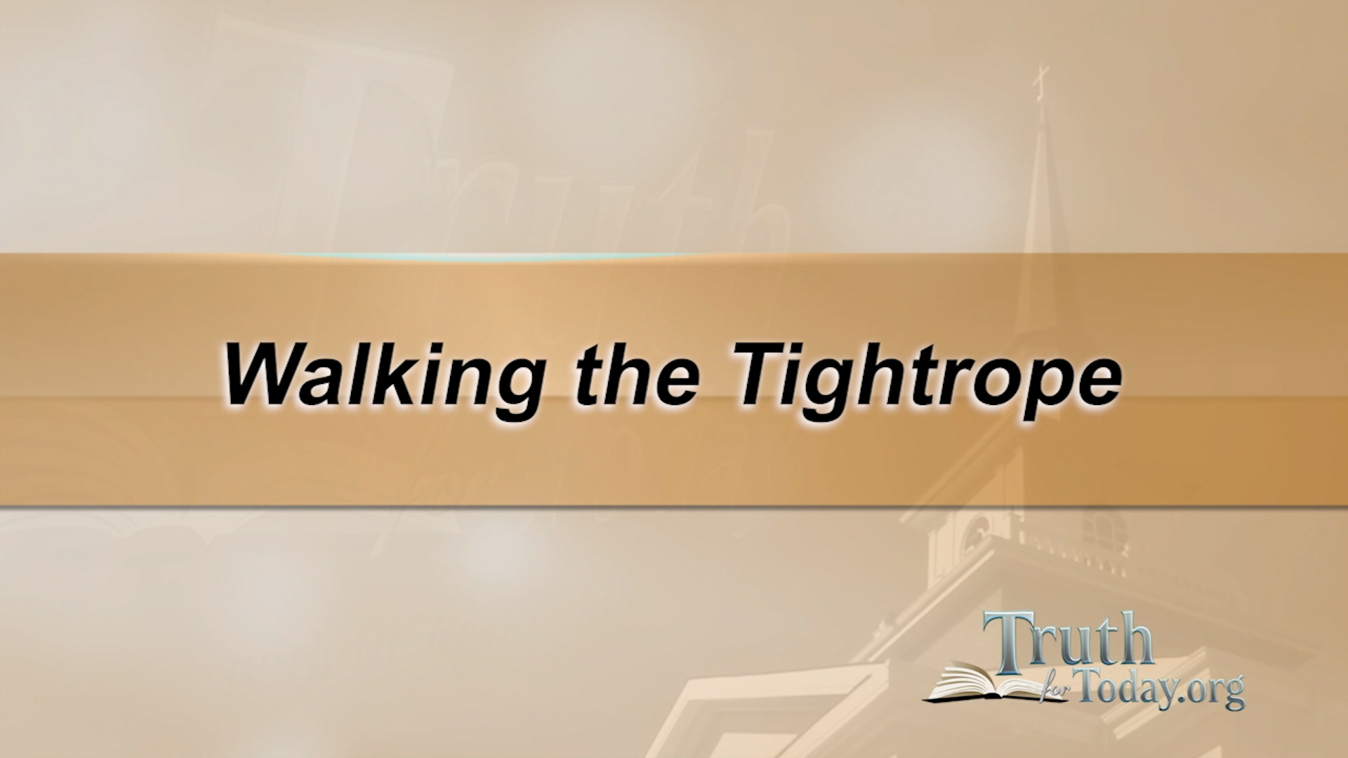 Walking The Tightrope