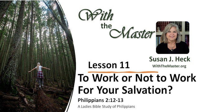 To Work Or Not To Work For Your Salvation, That Is The Question!