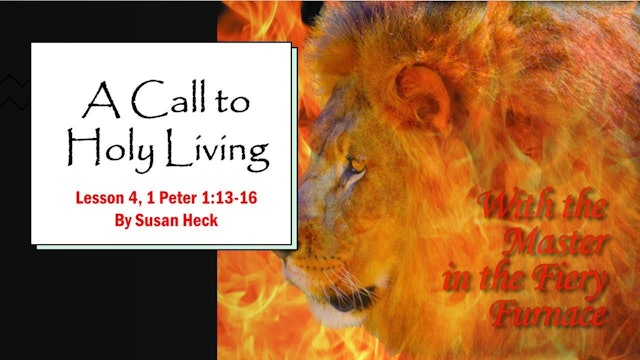 A Call To Holy Living