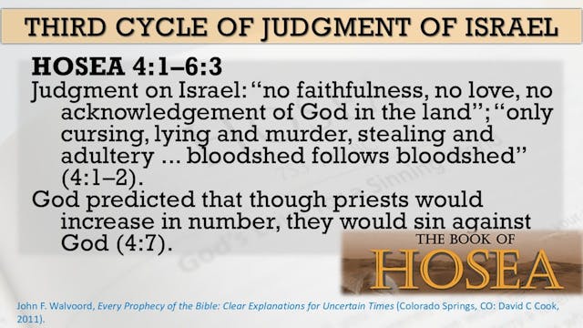 Hosea 6:4 - 8:11