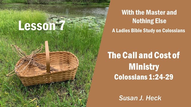 The Call And Cost Of Ministry