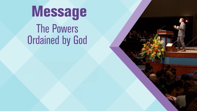The Powers Ordained By God